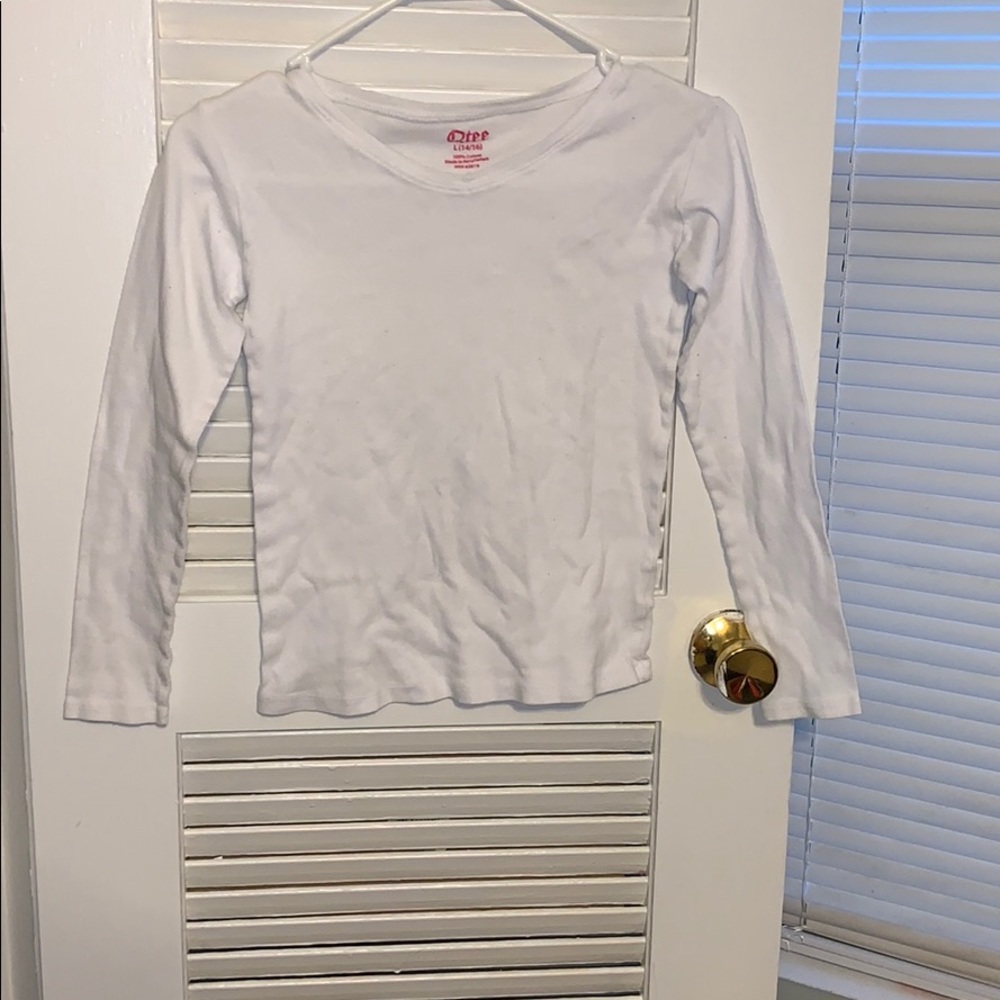 Girls white top